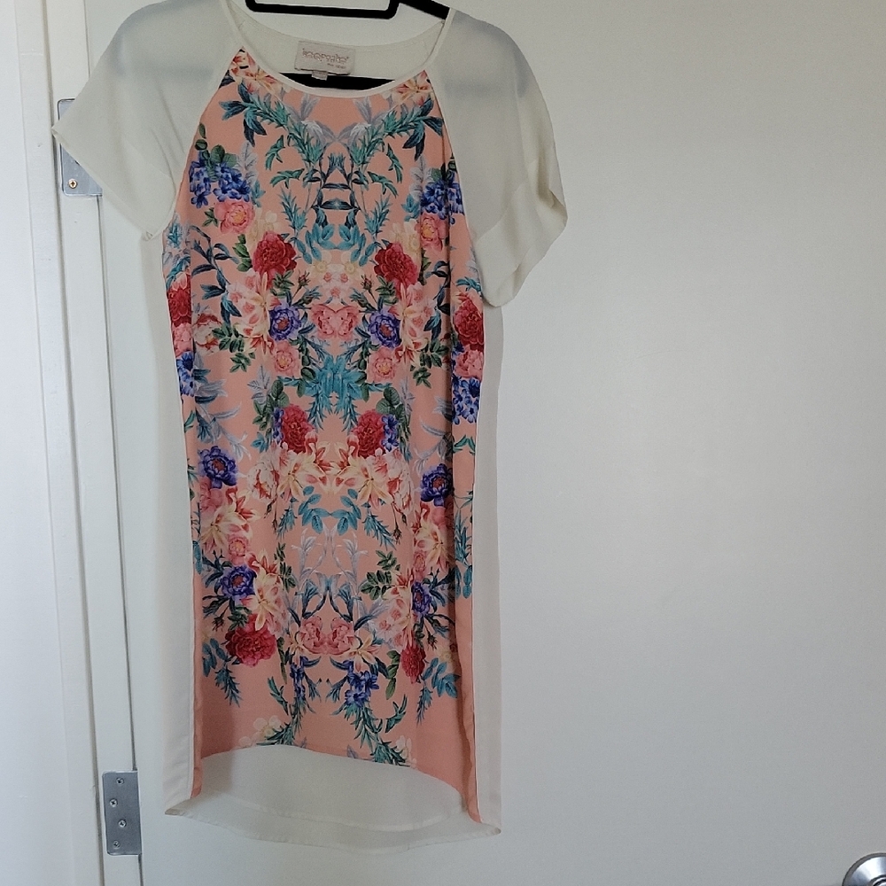 KEEPSAKE the Label Floral Print Dress in Cream and Multicolor